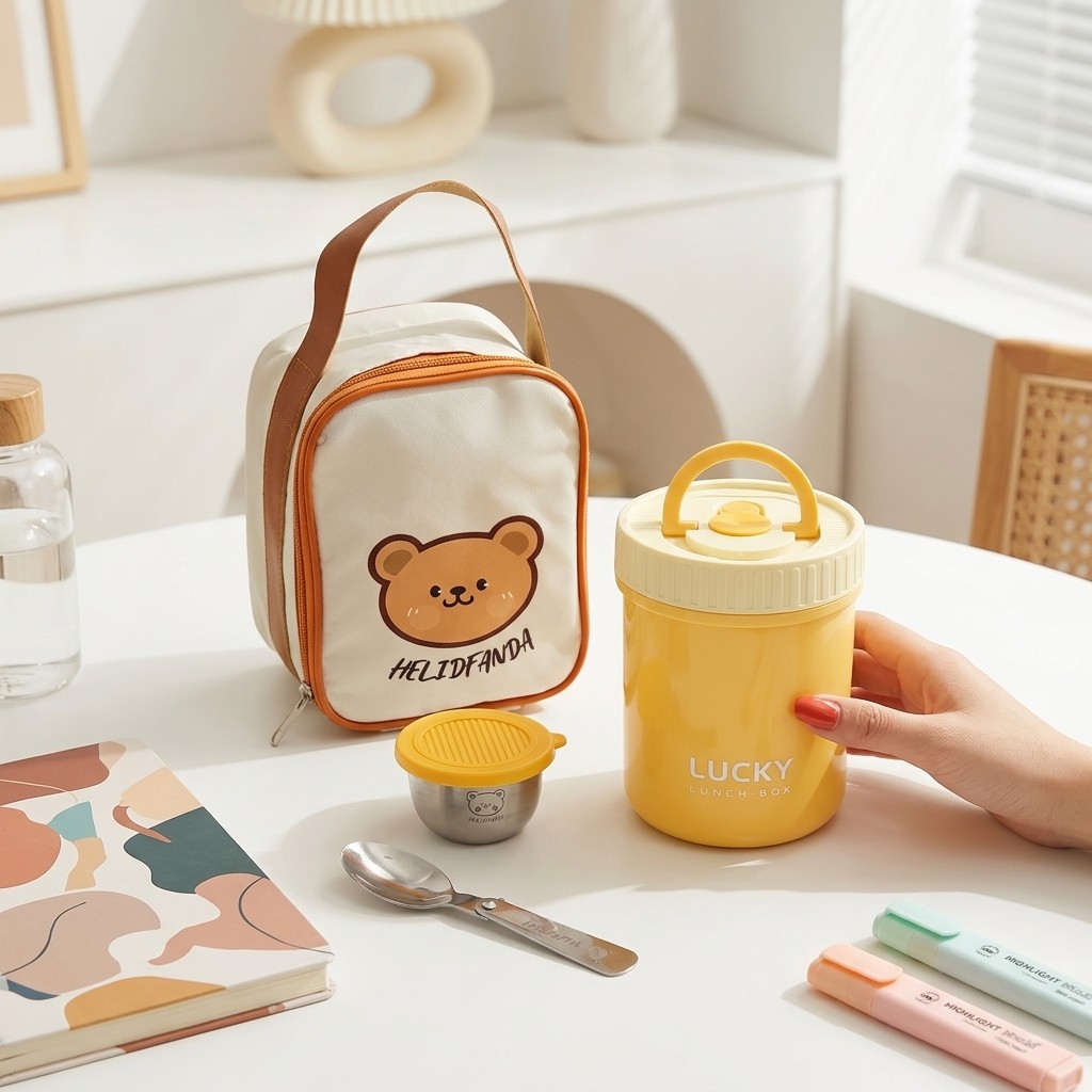 Meal Prep Yogurt Containers - Mikrowellengeeignete, isolierte Bento-Lunchbox aus Edelstahl 304,