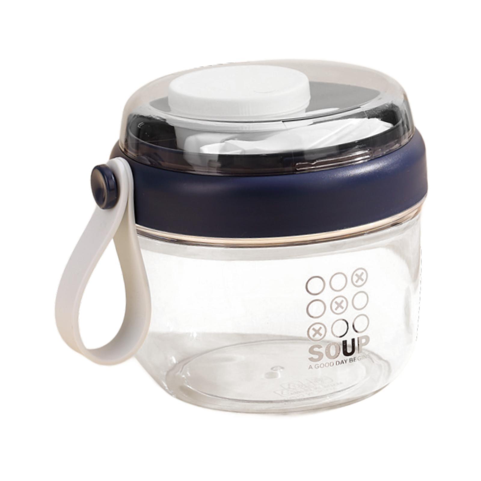 Meal Prep Yogurt Containers - Meal-Prep Salatbecher mit Deckel und Löffel,