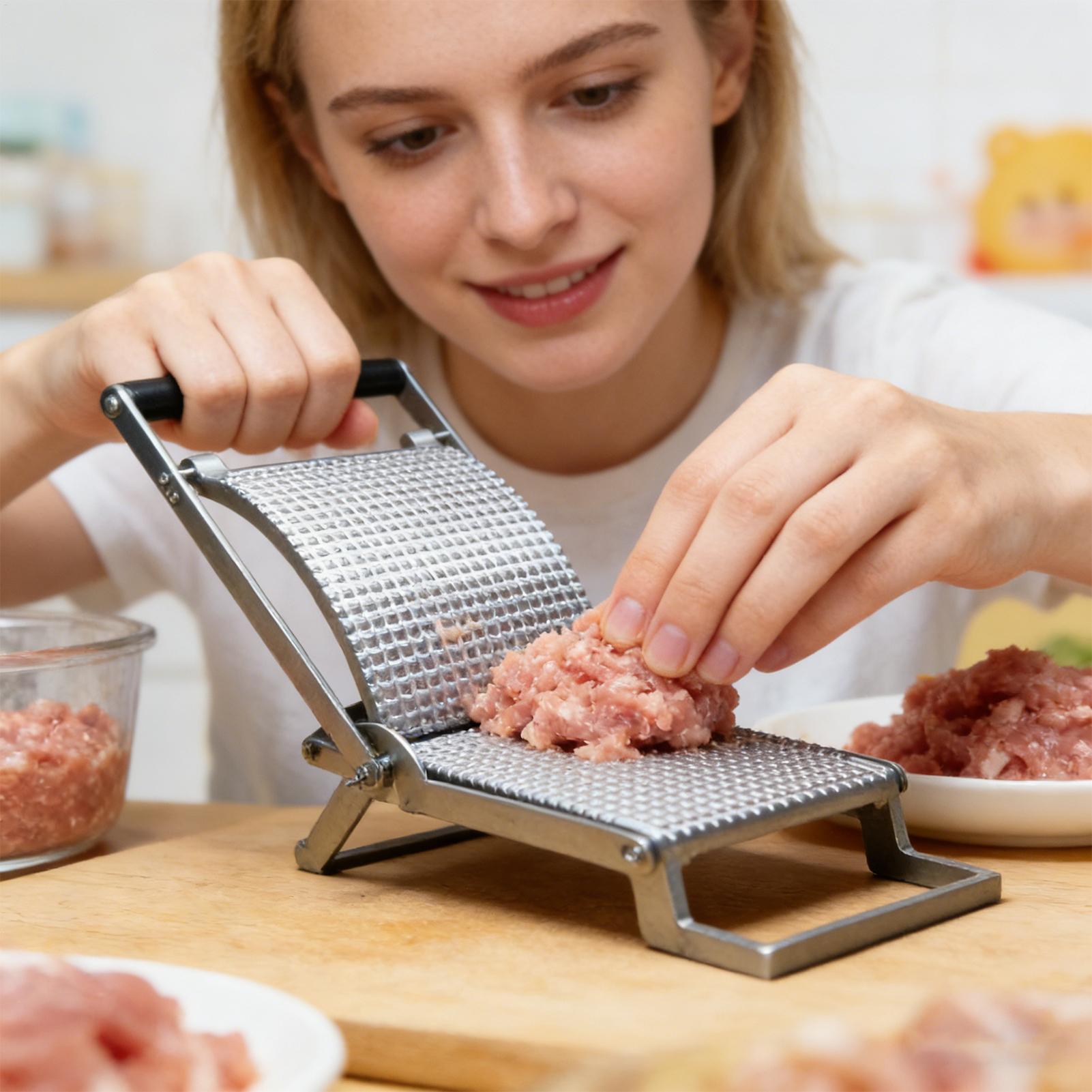 Meal Prep Pork - Fleischklopfer aus Edelstahl, manuelles Küchengerät, Fleischklopfer