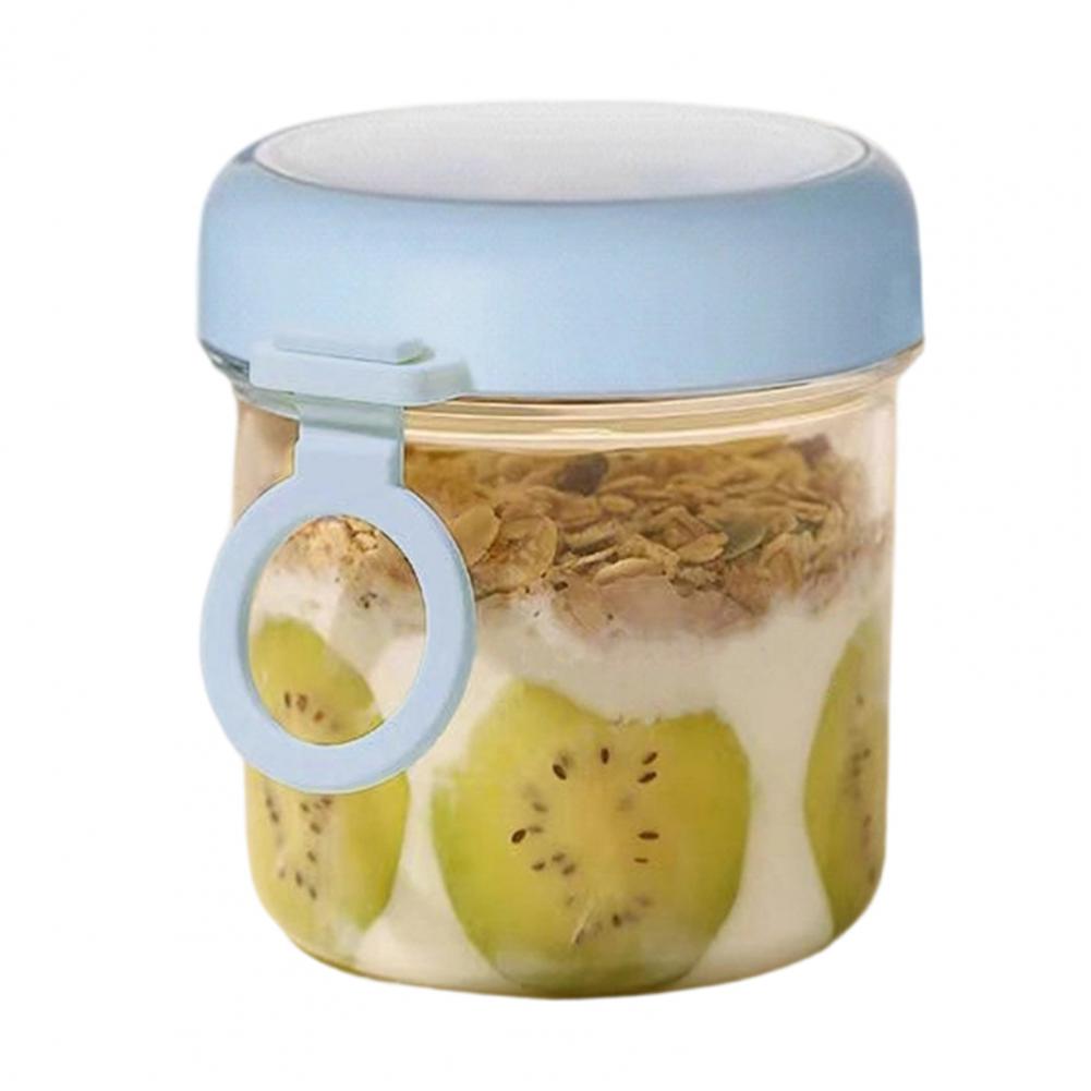 Overnight Oat Jar - Lebensmittel-Aufbewahrungsglas für Overnight Oats mit Auslaufsicherem