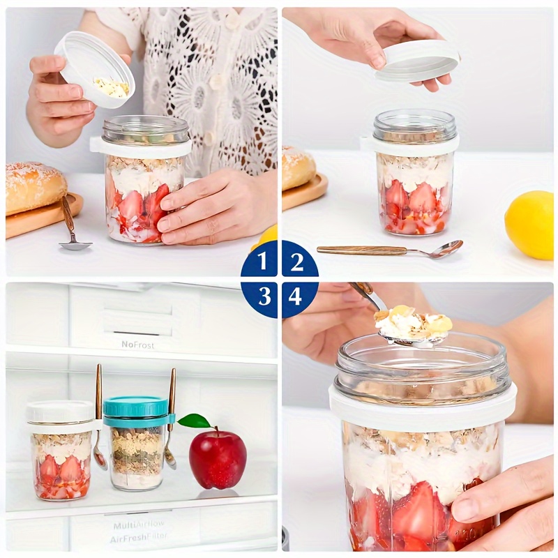 1 Stück/2 Stück Haferflockenbe – Overnight Oat Jar Bewertung und Preis