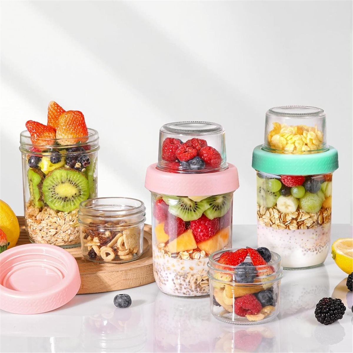 Overnight-Oats-Gläser mit Deck – Overnight Oat Jar Bewertung und Preis
