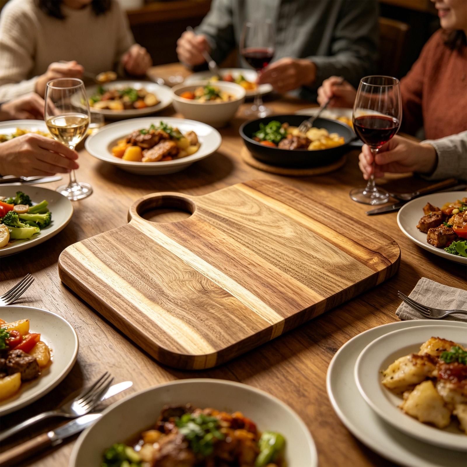 Holz-Schneidebrett, rutschfest – Meal Prep For Cutting Bewertung und Preis