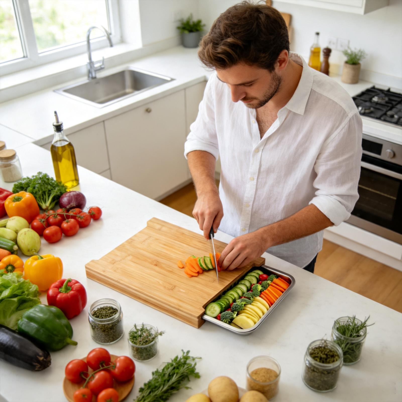 Holzschneidebretter für die Kü – Meal Prep For Cutting Bewertung und Preis