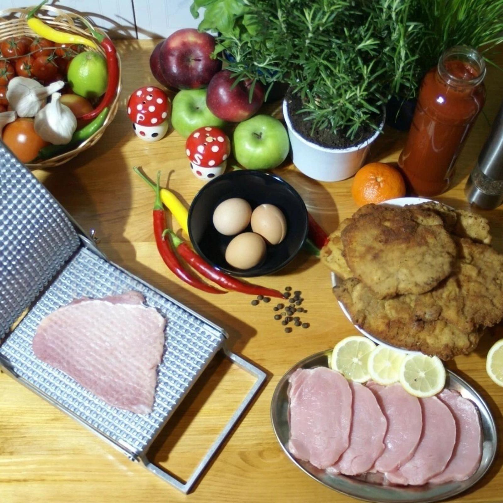 Fleischklopfer aus Edelstahl,  – Meal Prep Pork Bewertung und Preis