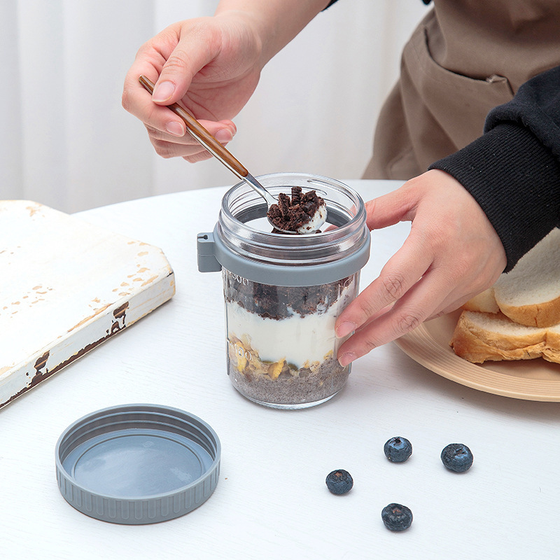 Glas-Vorratsbehälter für Overn – Overnight Oat Jar Bewertung und Preis