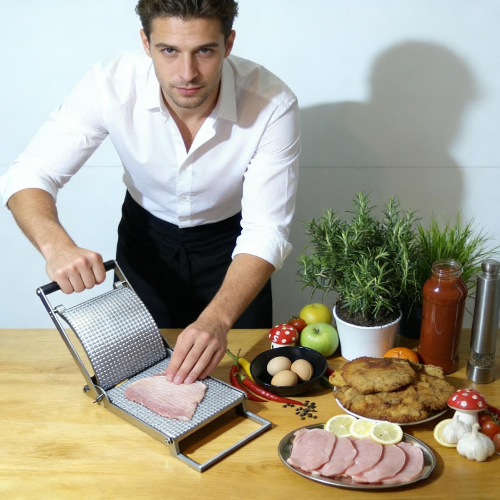Fleischklopfer aus Edelstahl,  – Meal Prep Pork Bewertung und Preis