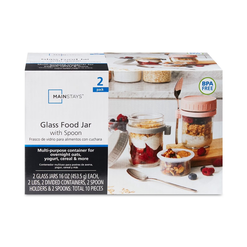 Tragbarer Behälter für Overnig – Overnight Oat Jar Bewertung und Preis
