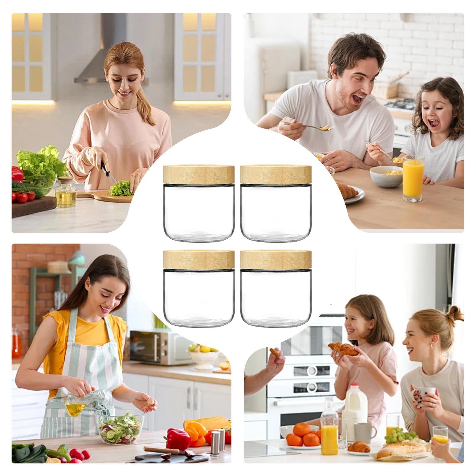 Overnight-Oats-Gläser 4 x 300m – Meal Prep Yogurt Containers Bewertung und Preis