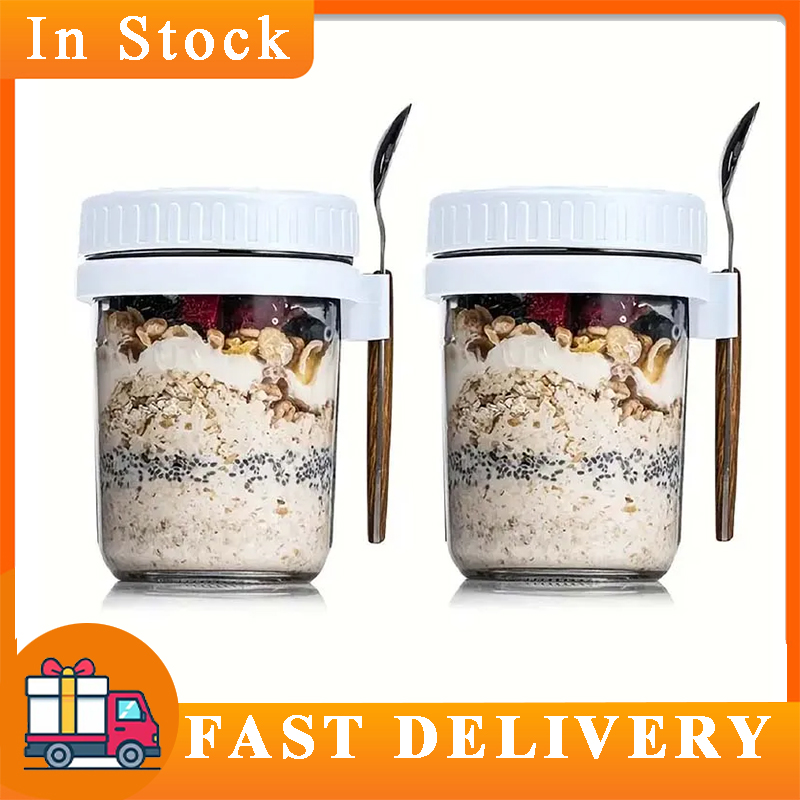 Overnight Haferbehälter mit De – Meal Prep Yogurt Containers Bewertung und Preis