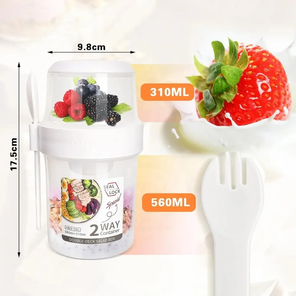 Salatbecher, Frühstückstassen, – Meal Prep Yogurt Containers Bewertung und Preis
