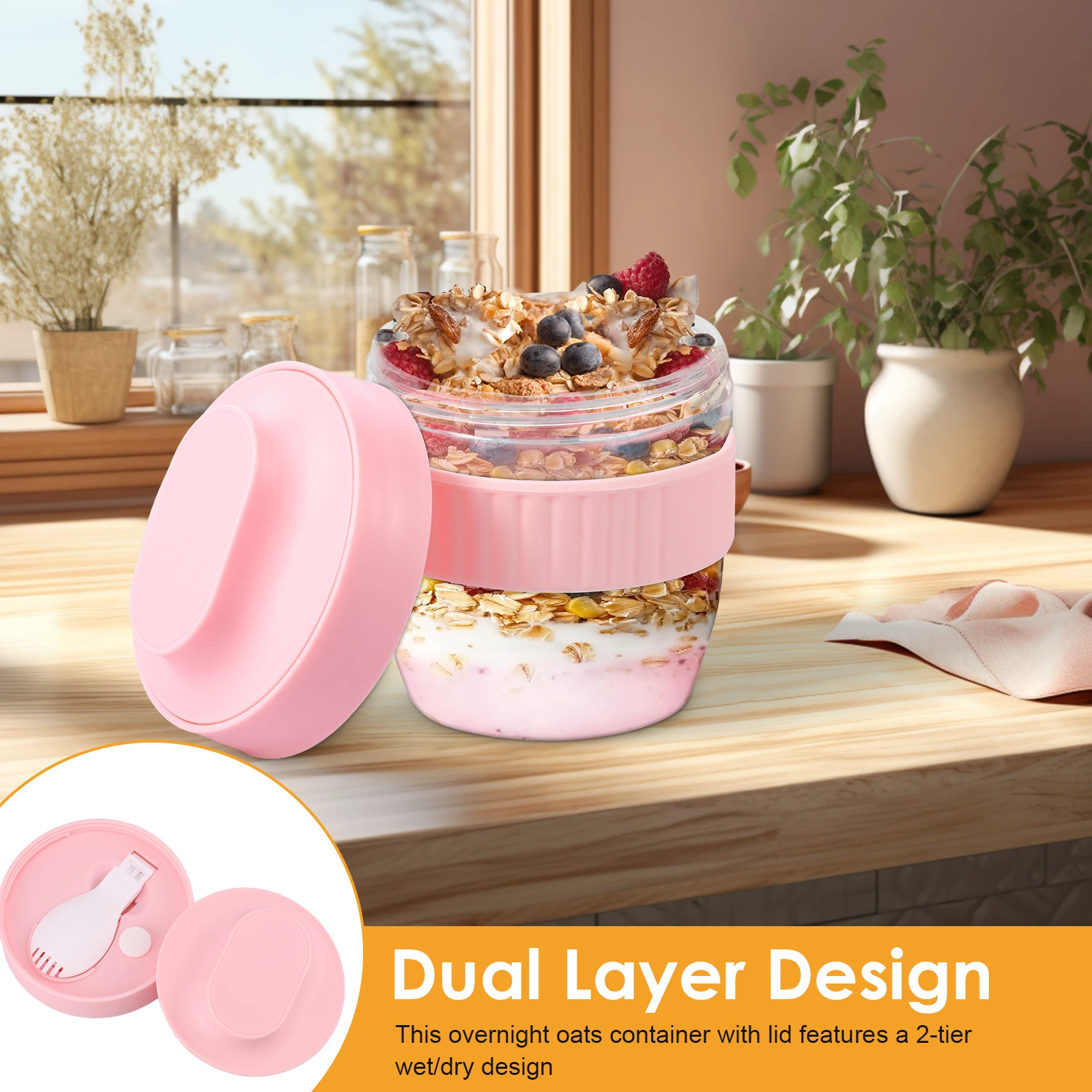 Doppelschichtiger Overnight-Oa – Meal Prep Yogurt Containers Bewertung und Preis