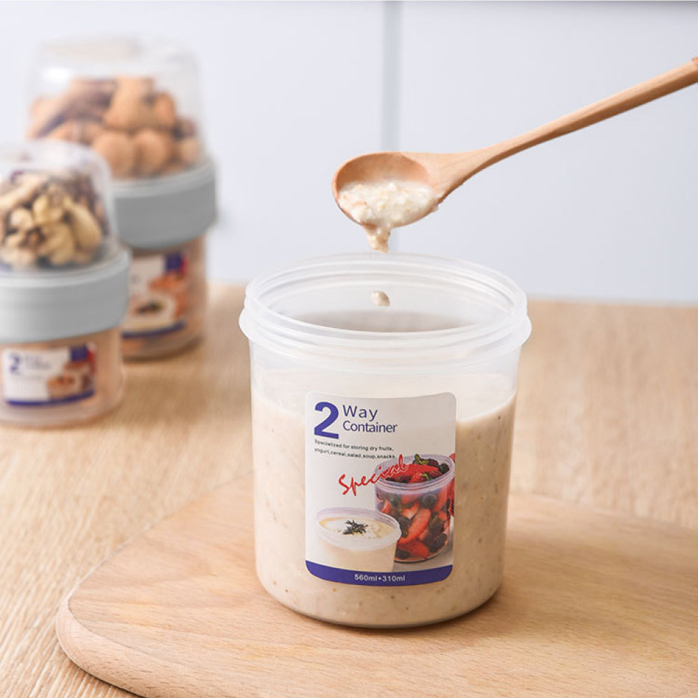 Doppelschichtiger, auslaufsich – Meal Prep Yogurt Containers Bewertung und Preis